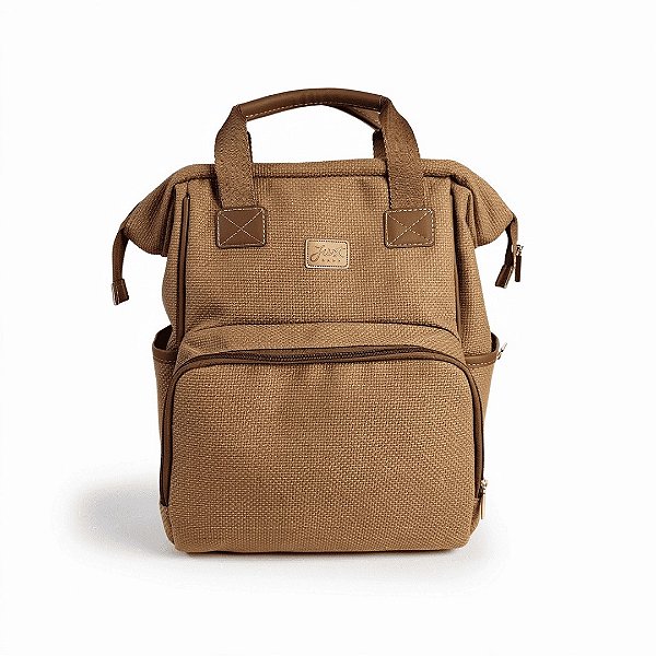 Mochila de Maternidade Just Baby Multifuncional Bear Marrom