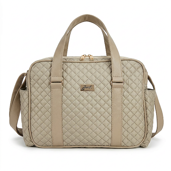 Bolsa de Maternidade Grande Just Baby Aurora Bege