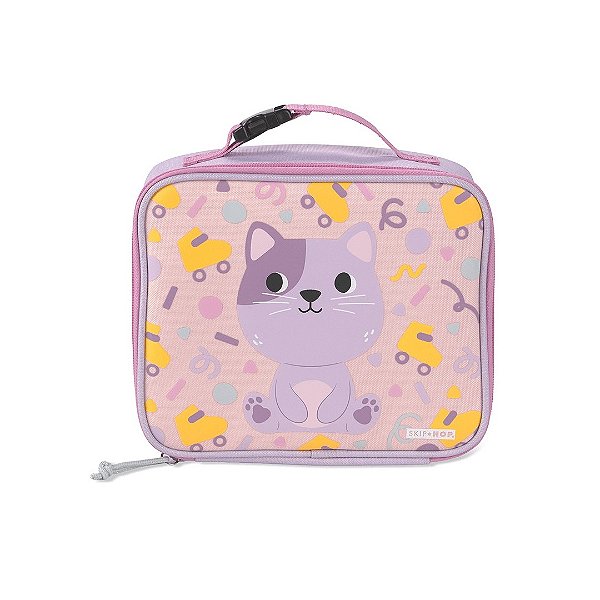 Lancheira Térmica Skip Hop Clássica Besties Gatinha Rosa