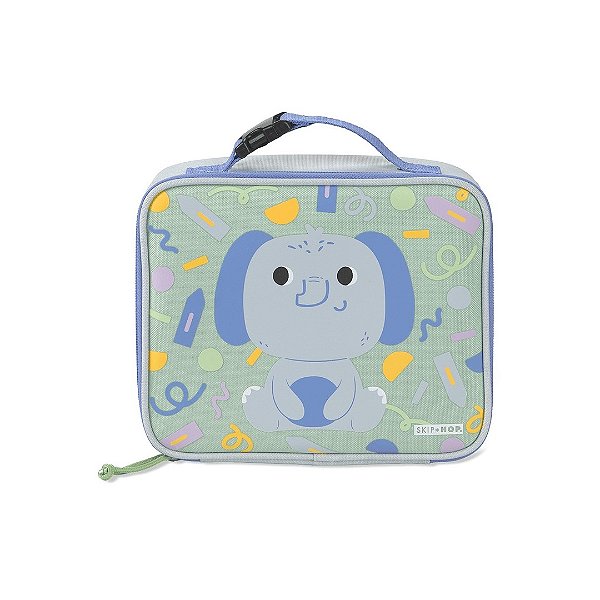 Lancheira Térmica Skip Hop Clássica Besties Elefante Azul