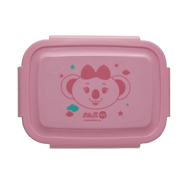 Kit de Alimentação Bento Box Lilica Ripilica Happy Sky Rosa