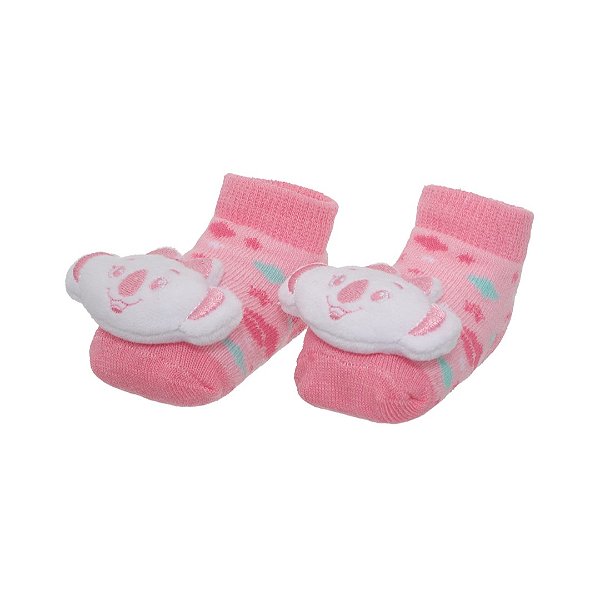 Meia 3D RN Lilica Ripilica Happy Sky Rosa