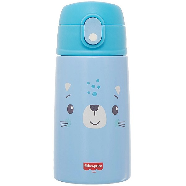 Garrafa Inox Pacific 400ML Fisher Price Play Time Urso Azul