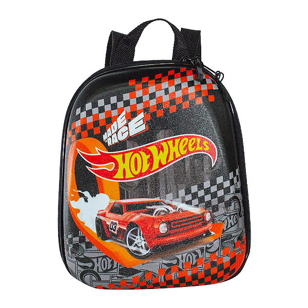 Mochila Pequena Maxtoy Hotwheels Night Shifter Preto