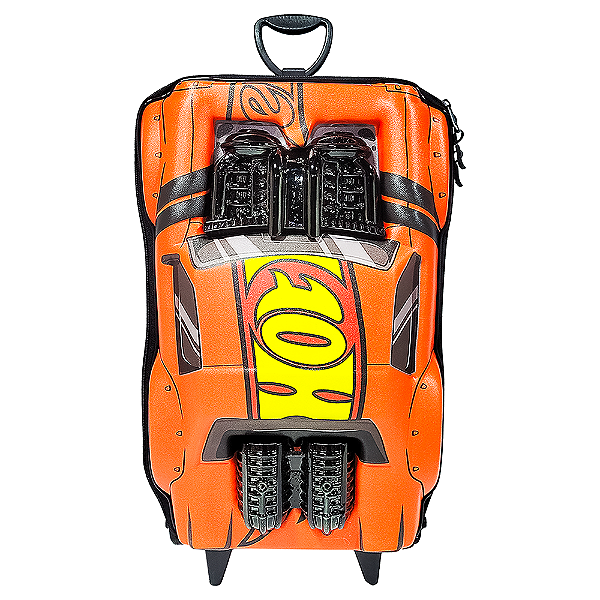 Mochila de Rodinhas 3D Maxtoy HW Night Shifter Laranja