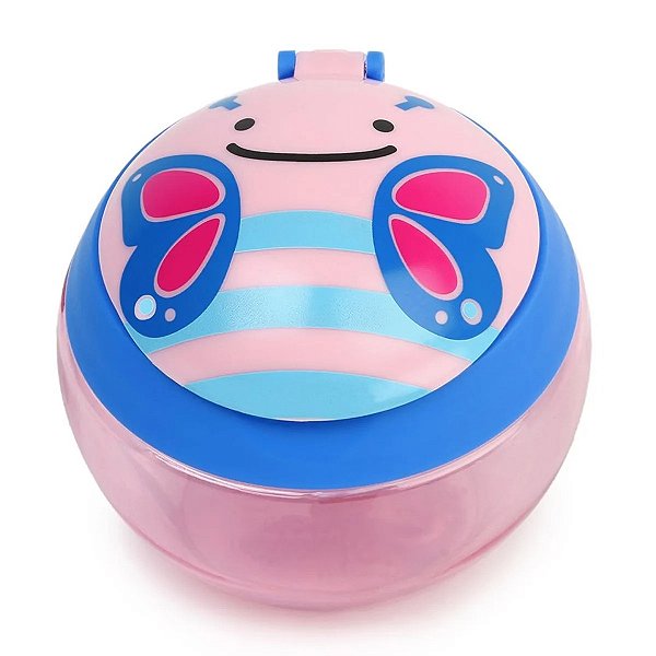 Porta Snack Skip Hop Zoo Borboleta Rosa