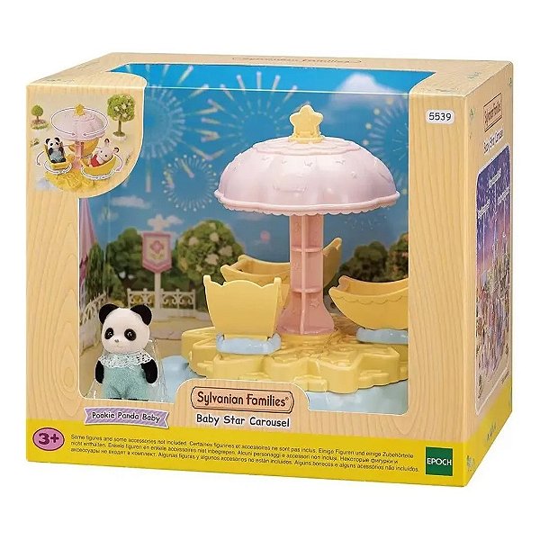 Brinquedo Sylvanian Families Carrossel Estrela Para Bebês