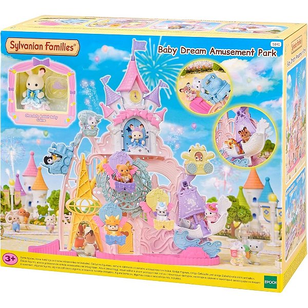 Conjunto Sylvanian Families Parque De Diversões Dos Sonhos