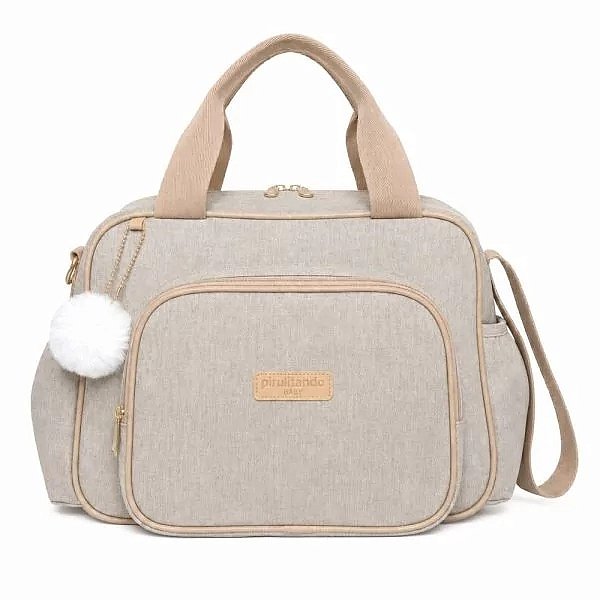 Bolsa de Passeio Pirulitando Baby Aconchego Marfim