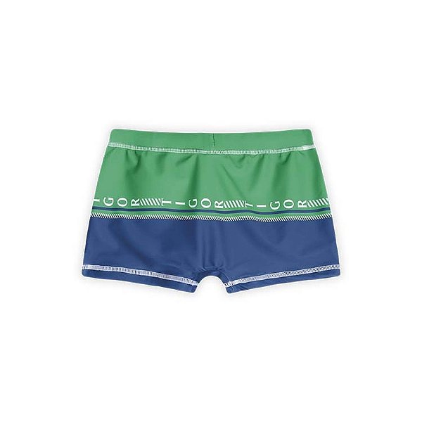Sunga Tigor T Tigre Take It Easy Verde e Azul