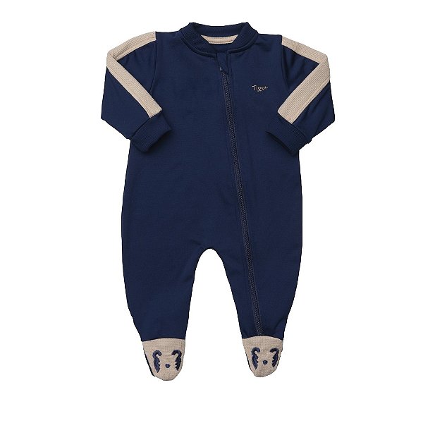 Macacão Grow Up Tigor Térmico Azul Marinho