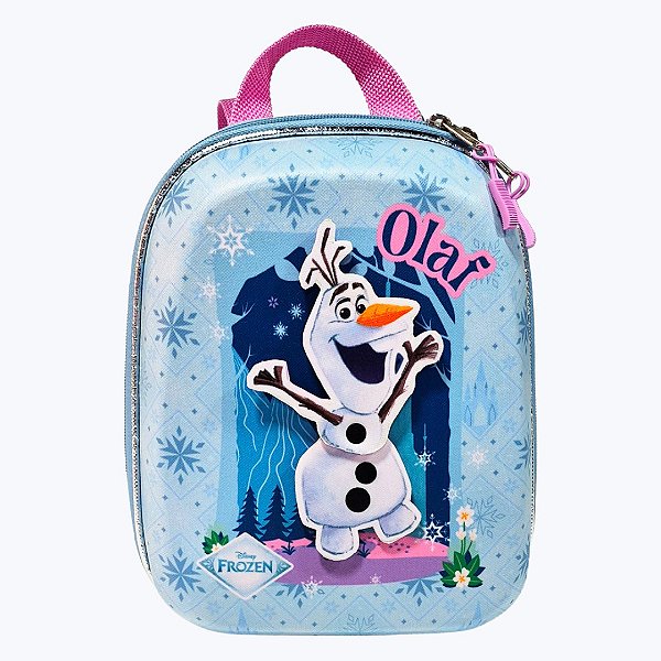 Mochila Pequena Maxtoy Frozen Elsa Vestido Azul