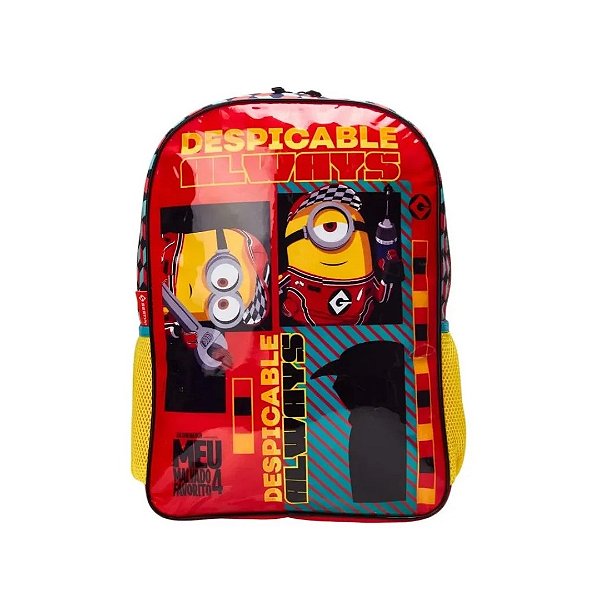Mochila de Costas Sestini Meu Malvado Favorito 4 Vermelho