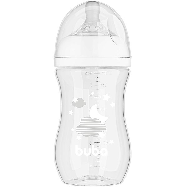 Mamadeira Buba Easy Flow Nuvem 270ml Branco