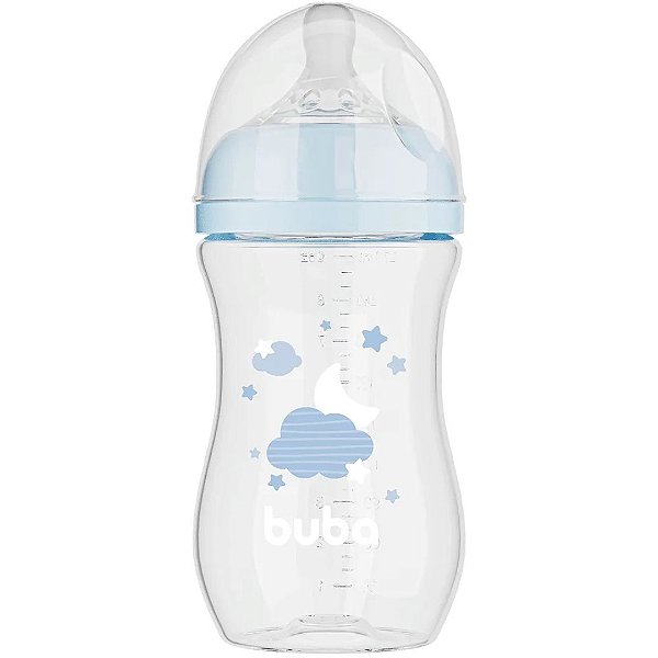 Mamadeira Buba Easy Flow Nuvem 270ml Azul