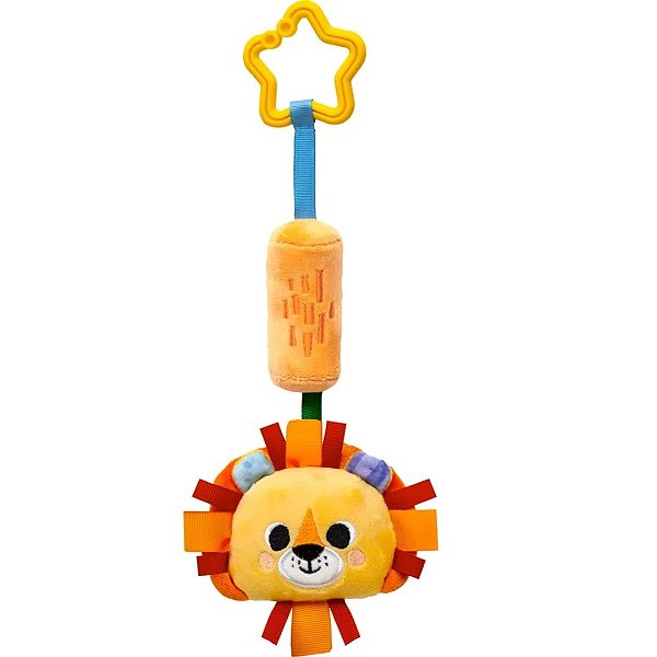 Pelúcia de Atividades Buba Sininho Zoo Leão Amarelo