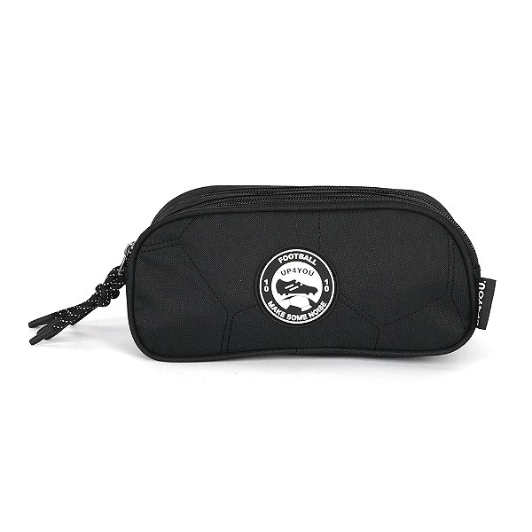 Estojo Triplo Luxcel Up4You Bola Futebol Preto