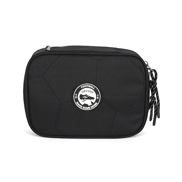 Estojo Box 100 Pens Luxcel Up4You Bola Futebol Preto