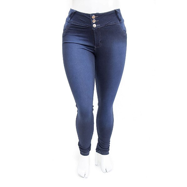 Calça Jeans Plus Size Feminina Credencial Escura