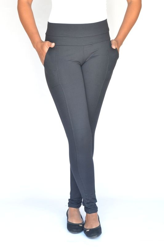 Calça Legging Montaria Tecido Poliamida com 2 Bolsos