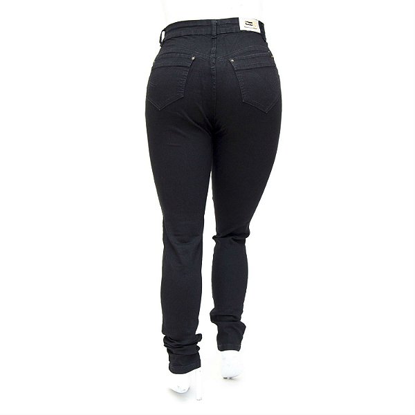 Calça Jeans Feminina Plus Size Hot Pants Cheris com Lycra