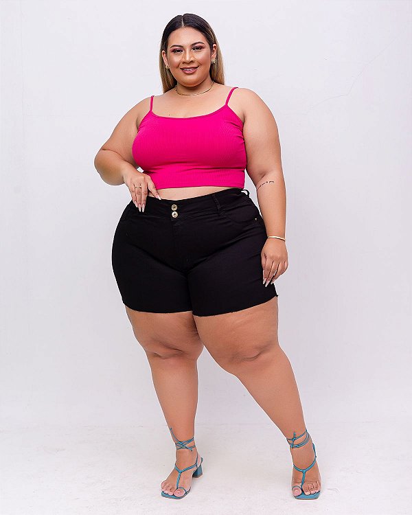 Shorts Jeans Plus Size Lannes