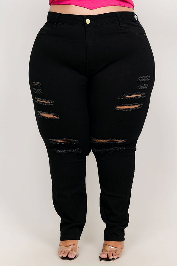 Calça Jeans Plus Size Skinny Jociele