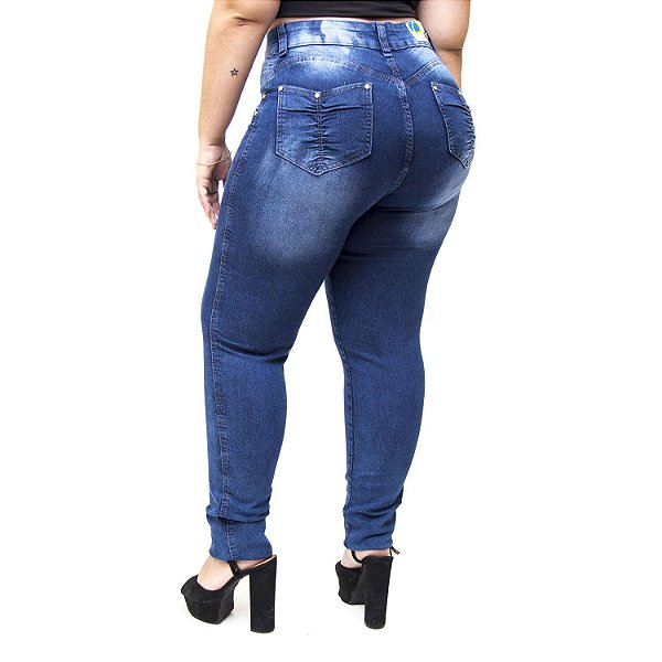 Calça Jeans Cheris Plus Size Skinny Thainah
