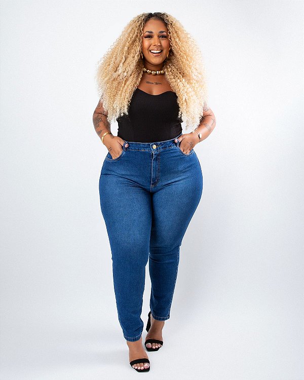 Calça Jeans Plus Size Skinny Luccianna