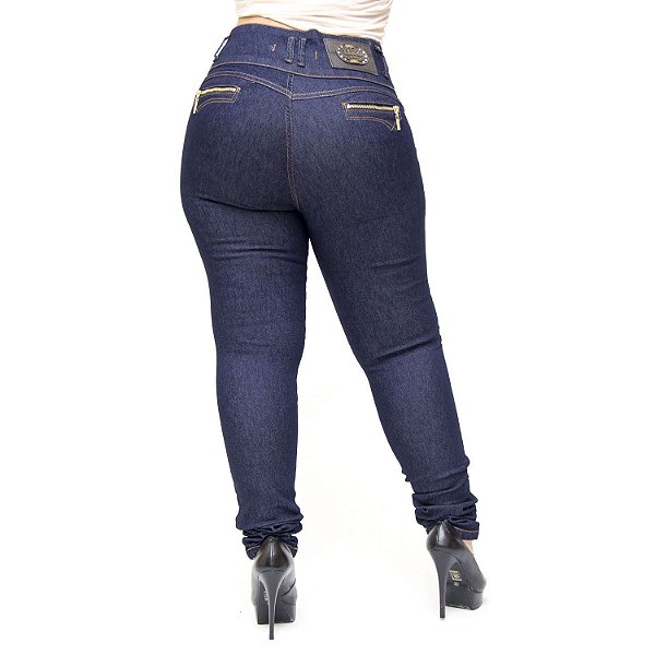 Calça Jeans Thomix Plus Size Skinny Hagata Azul