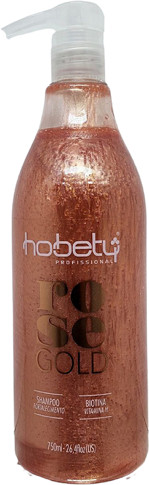 Hobety Rose Gold Shampoo 750ml Profissional