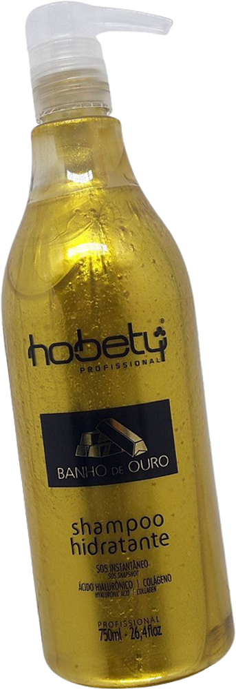 Shampoo Hidratação Ouro 750ml Hobety