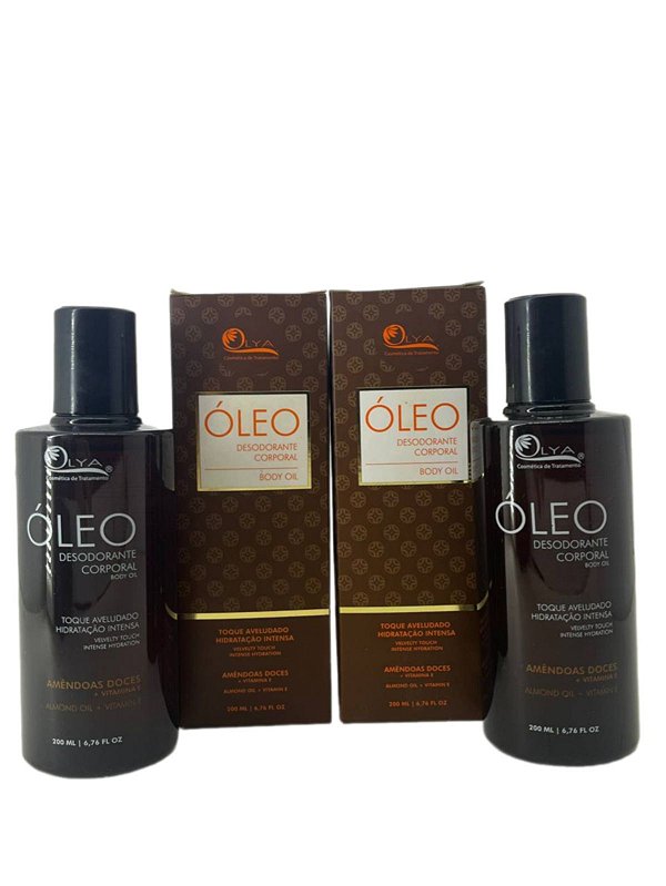 Oleo Desodorante Corporal Amendoas 200ml Olya