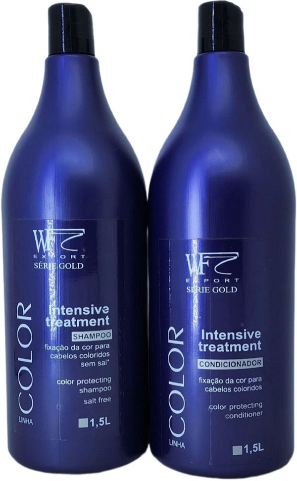 Kit Tratamento Sh 1,5 L Con 1,5 L Cabelos Coloridos WF