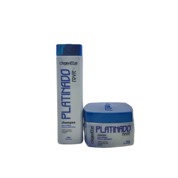KIT Platinado Revit Shampoo e Mascara DexVitta