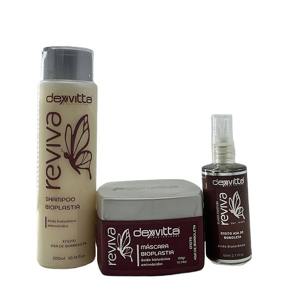 KIT REVIVA Shampoo + Mascara + Fluido DexVitta