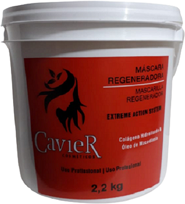 Máscara Tratamento Regeneradora Cavier 2,2kg + Brinde