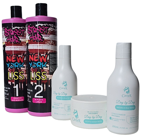 Progressiva New York Liss Uva Caviar + Kit Cliente Gratis