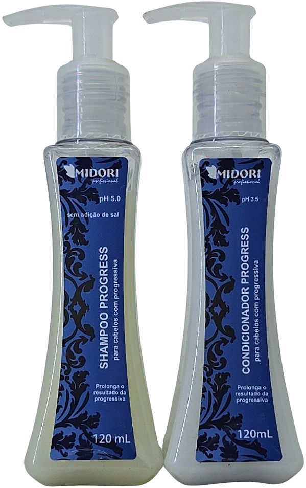 Kit Tratamento Progress Midori Sh 120ml - Con 120ml