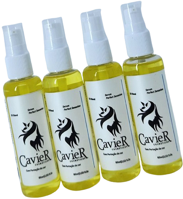 Tratamento 4 Finalizadores Oleo Argan 60ml Cavier Cosmeticos