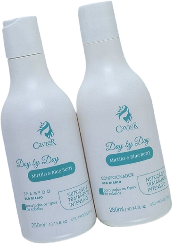 Kit Shampoo 280ml Condicionador 280ml Mirtilo