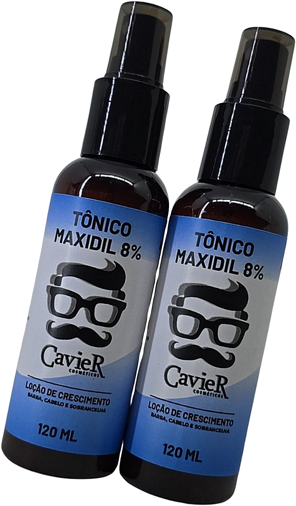 Kit 2 Tonicos Maxidil Crescimento Capilar 240ml Cavier