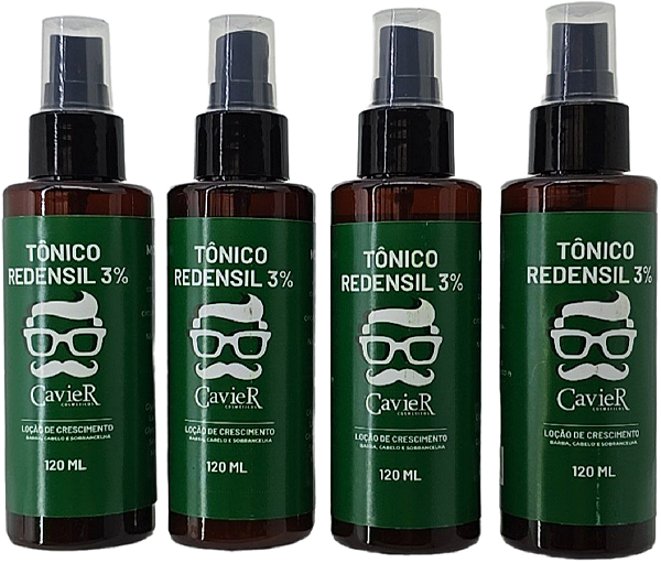 Kit 4 Tonicos Redensyl Crescimento Cavier