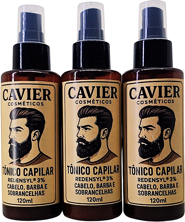 Redensyl Tonico Crescimento 120ml Cavier 3 Unidades