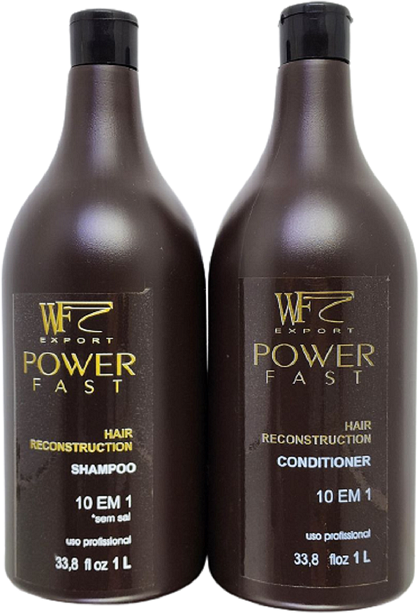 Kit Tratamento Reconstrutor Power Fast Sh 1 L Con 1 L Wf