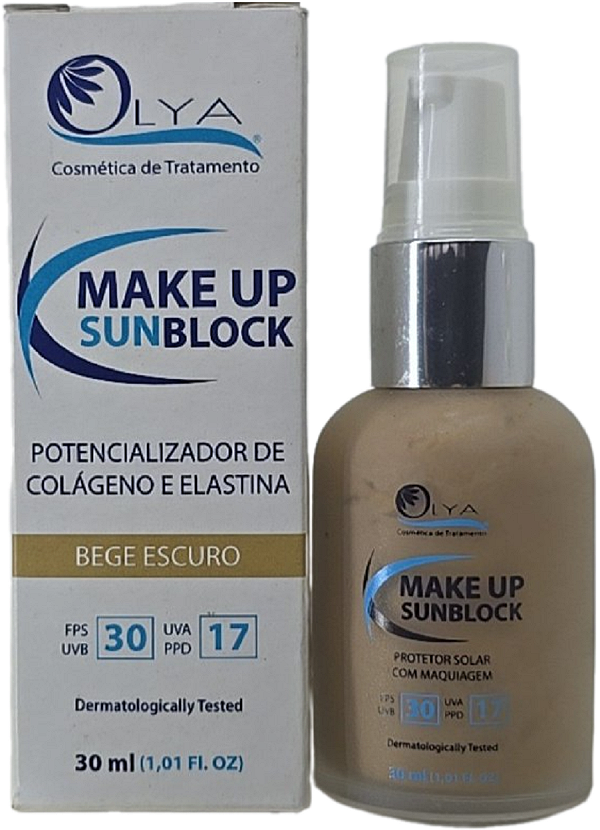 Protetor Solar Tonalizante Facial FPS30 Bege Escuro 30ml