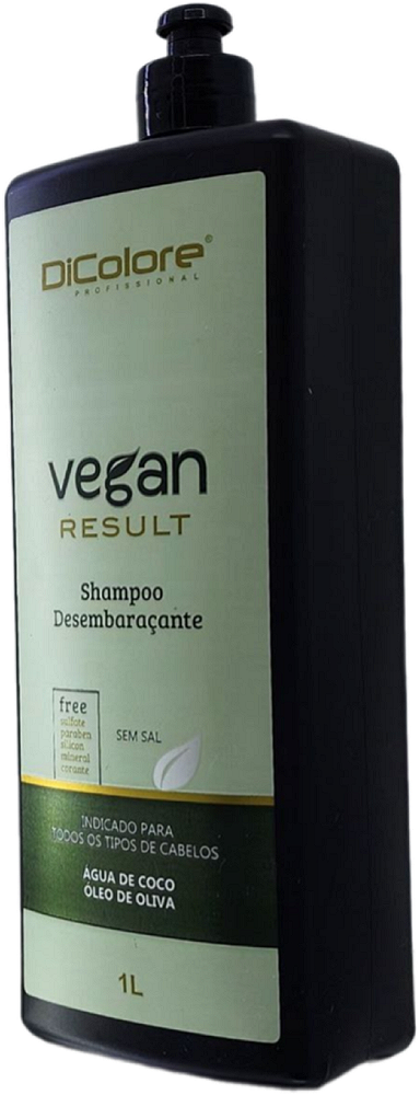 Shampoo Desembaraçante Vegan Result 1000ml Dicolore