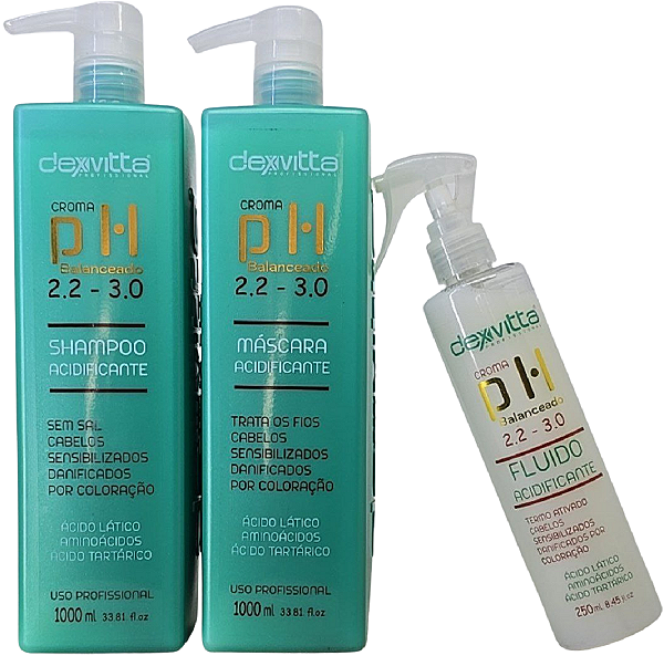 Tratamento Acidificante Sh 1 L Mas 1 L Fluido 250ml Dexvitta