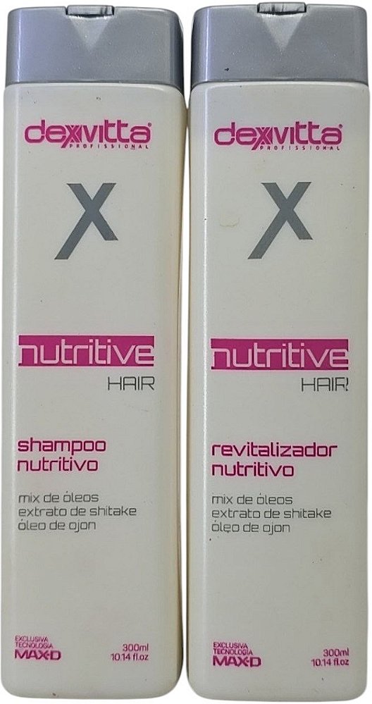 Tratamento Nutritive Hair Shampoo 300ml Revitalizante 300ml Dexvitta
