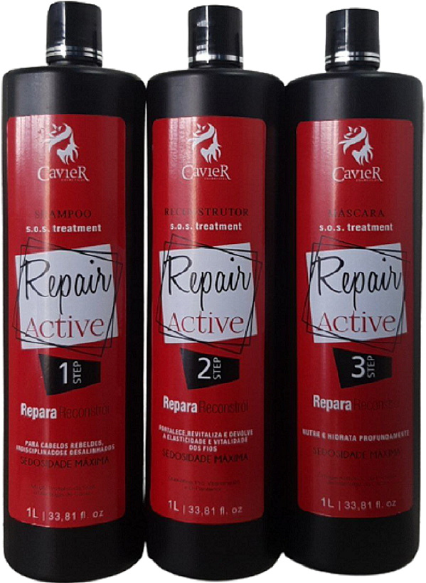 Cavier SOS Repair Active Kit Tratamento 3 Passos